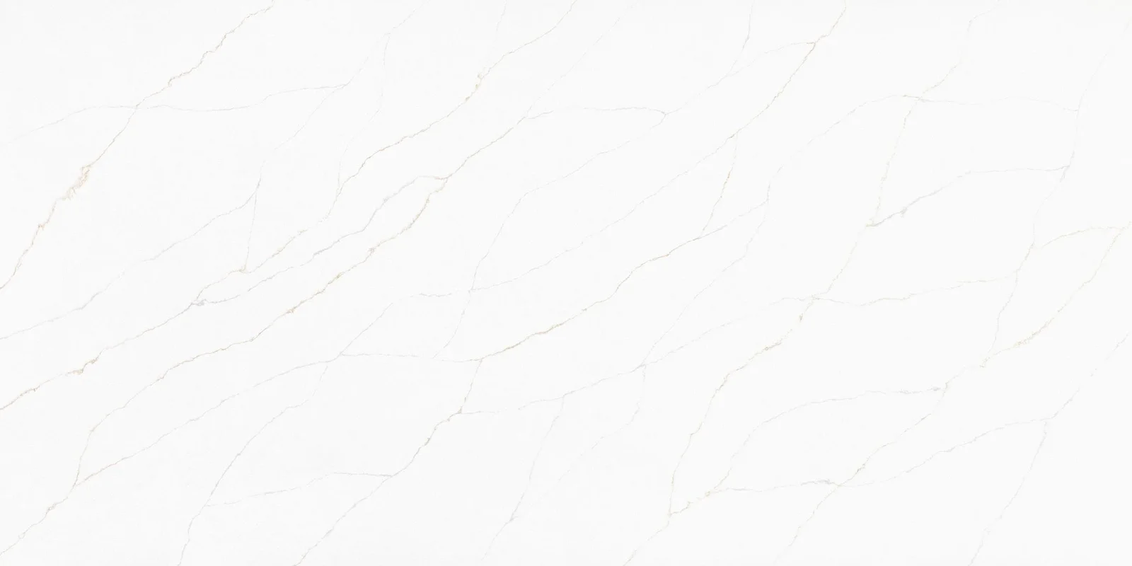Full slab of Calacatta Soft CQM476 white quartz from Classic Quartz Stone