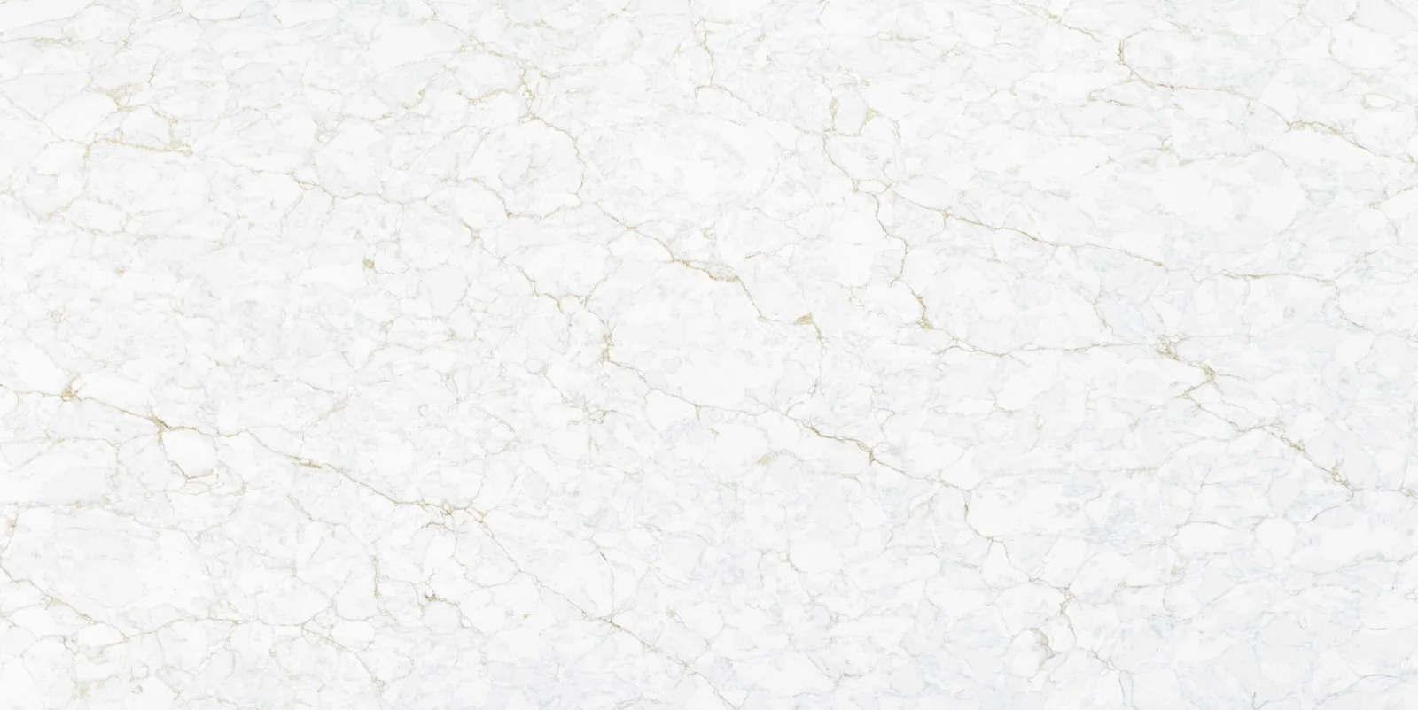 Full slab of Deluxe Gold CQM479 white quartz from Classic Quartz Stone