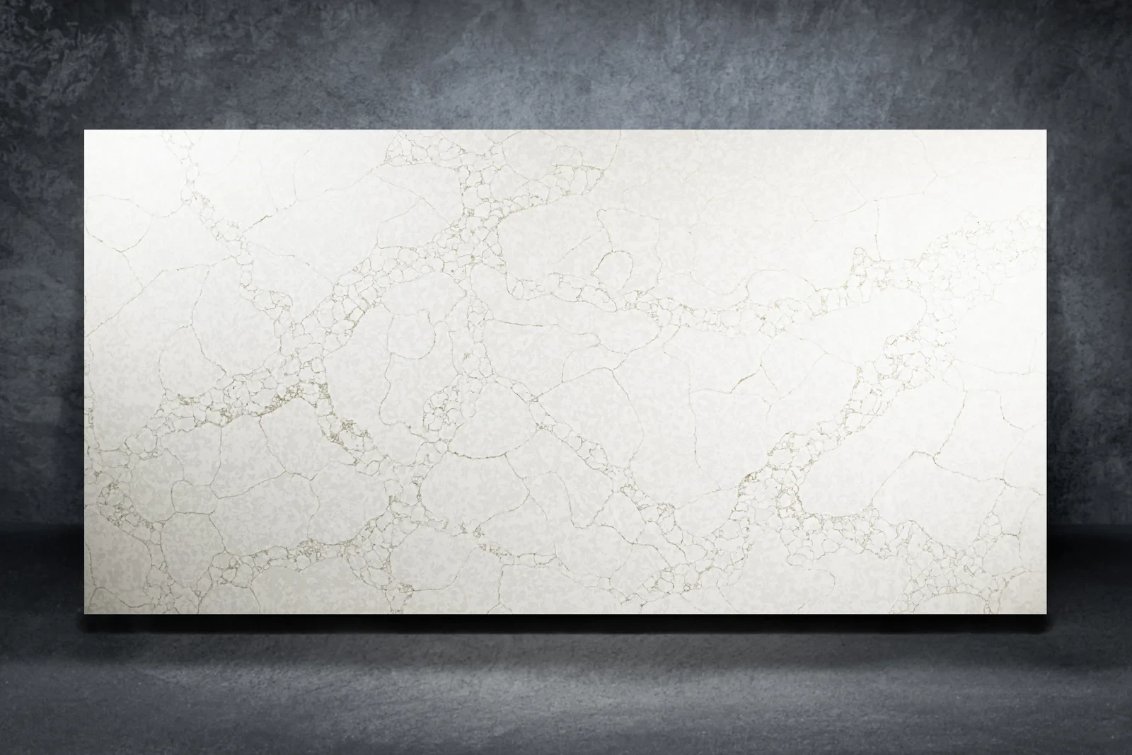 Full slab view of Statuario Gold by Modern Quartz Stone