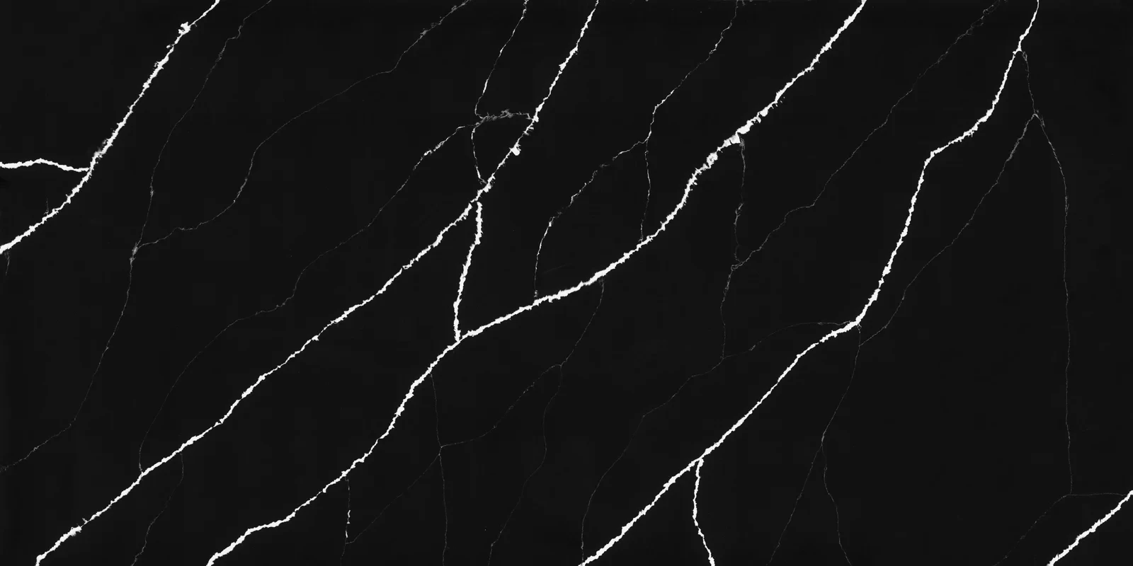 Full slab view of Black Marquina by Modern Quartz Stone