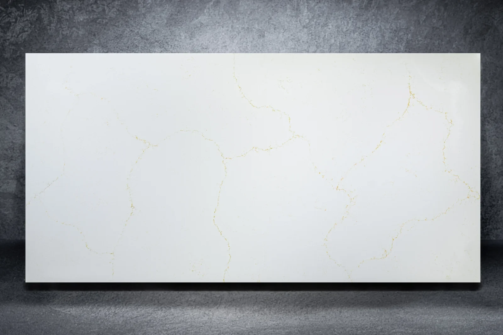 Full slab view of Misterio Onyx Gold by Modern Quartz Stone