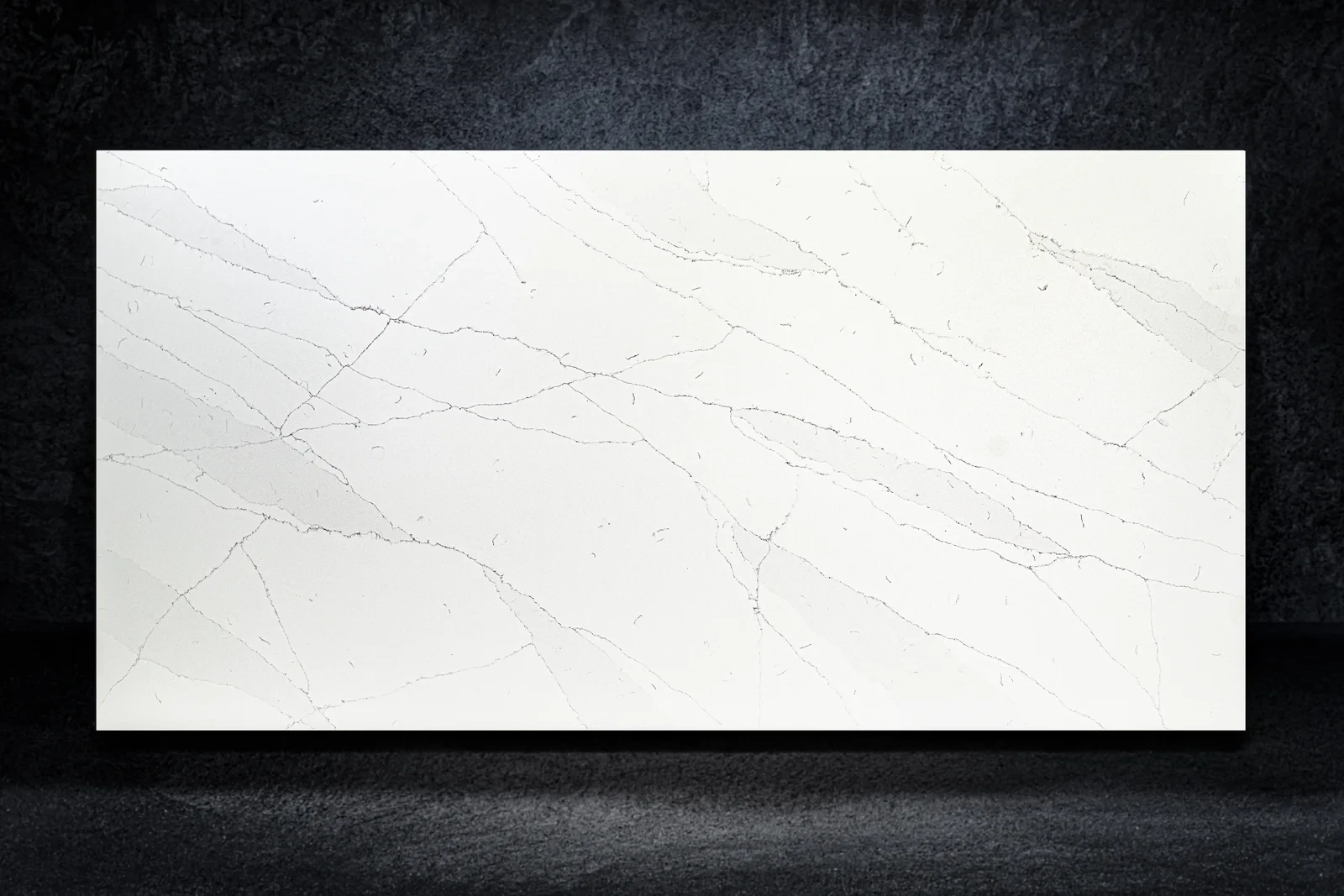 Full slab view of Statuario Royal by Modern Quartz Stone