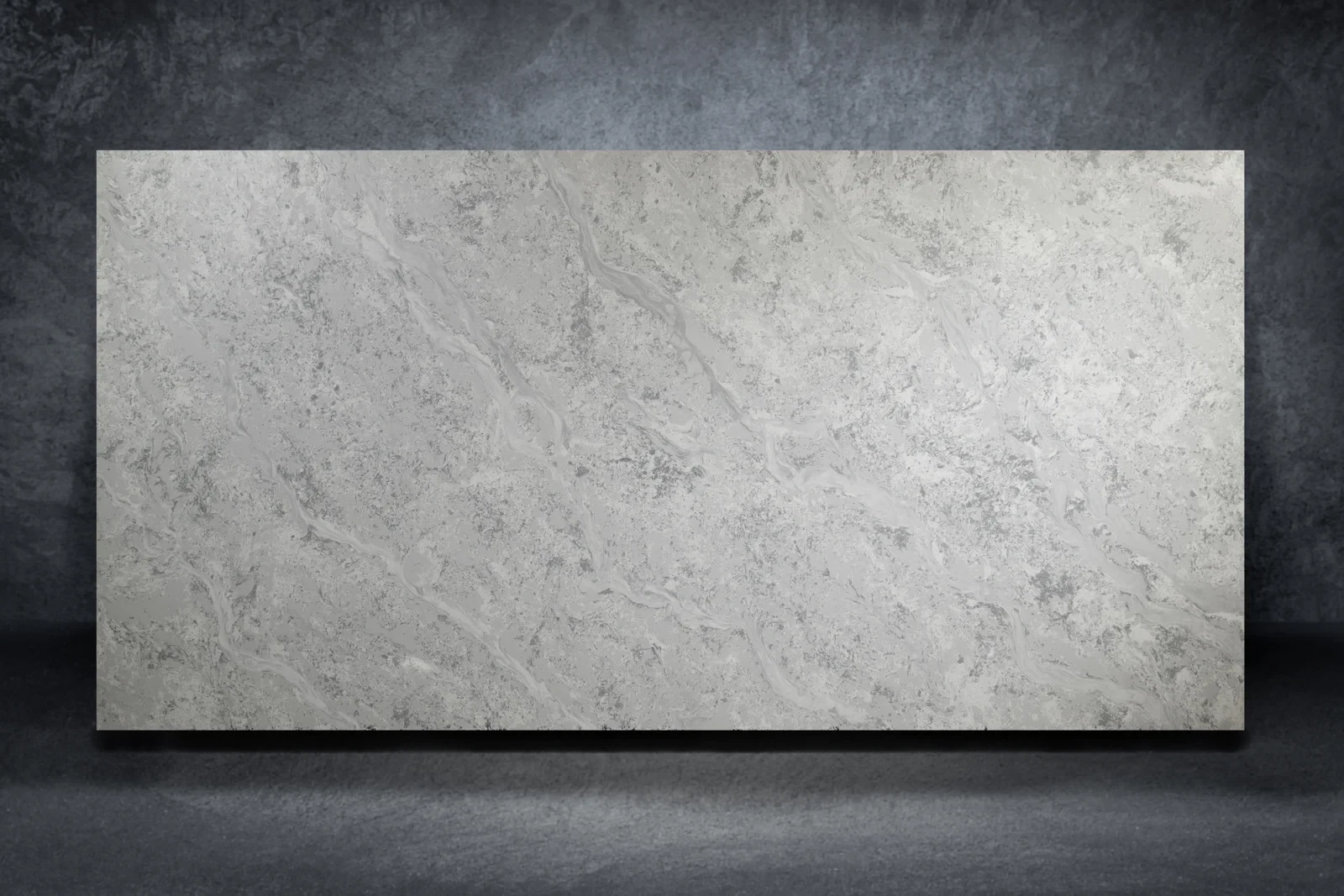 Full slab view of Fusion Grey by Modern Quartz Stone
