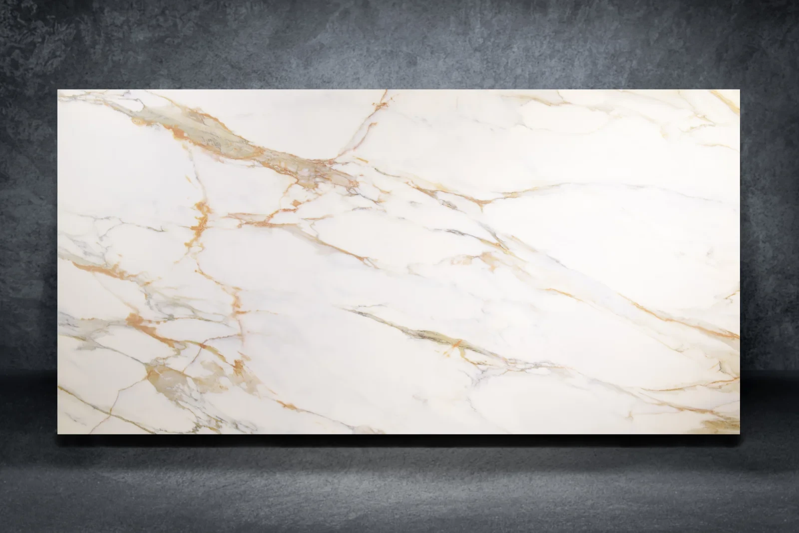 Full slab view of Calacatta Fantastico by Modern Quartz Stone