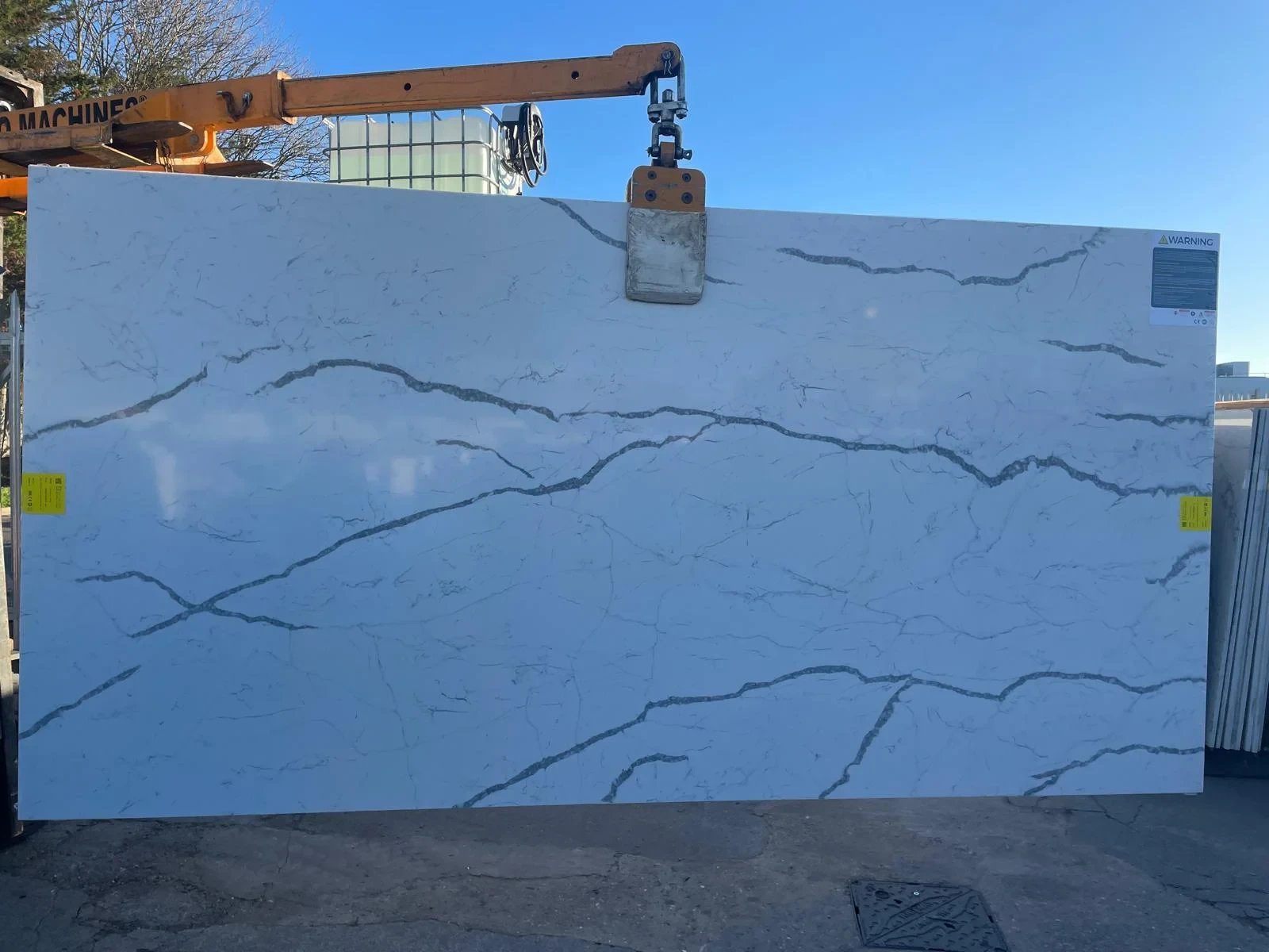 Full slab view of Astonia Grey (Full Body) by Modern Quartz Stone