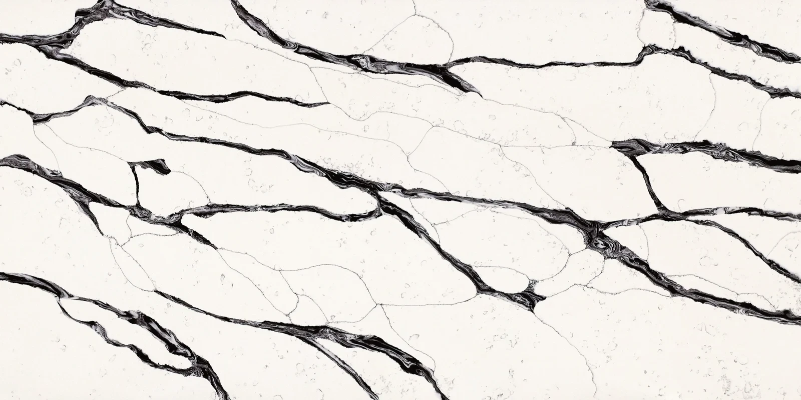 Full slab view of Dior Black by Modern Quartz Stone