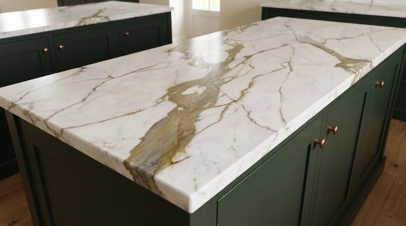 Milano 3D NobleStone worktop in a close kitchen detail view