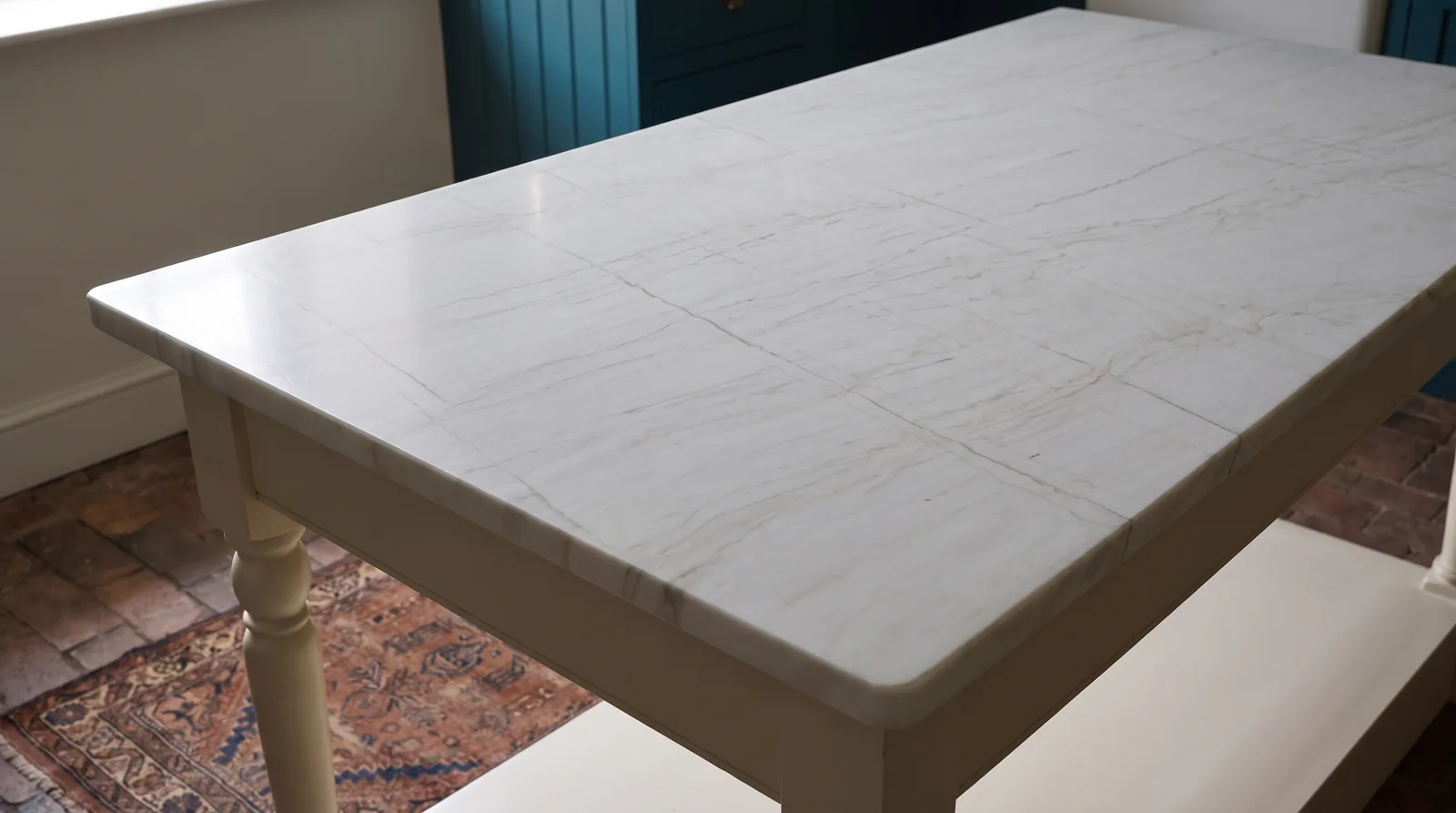 Mont Blanc NobleStone worktop in a close kitchen detail view