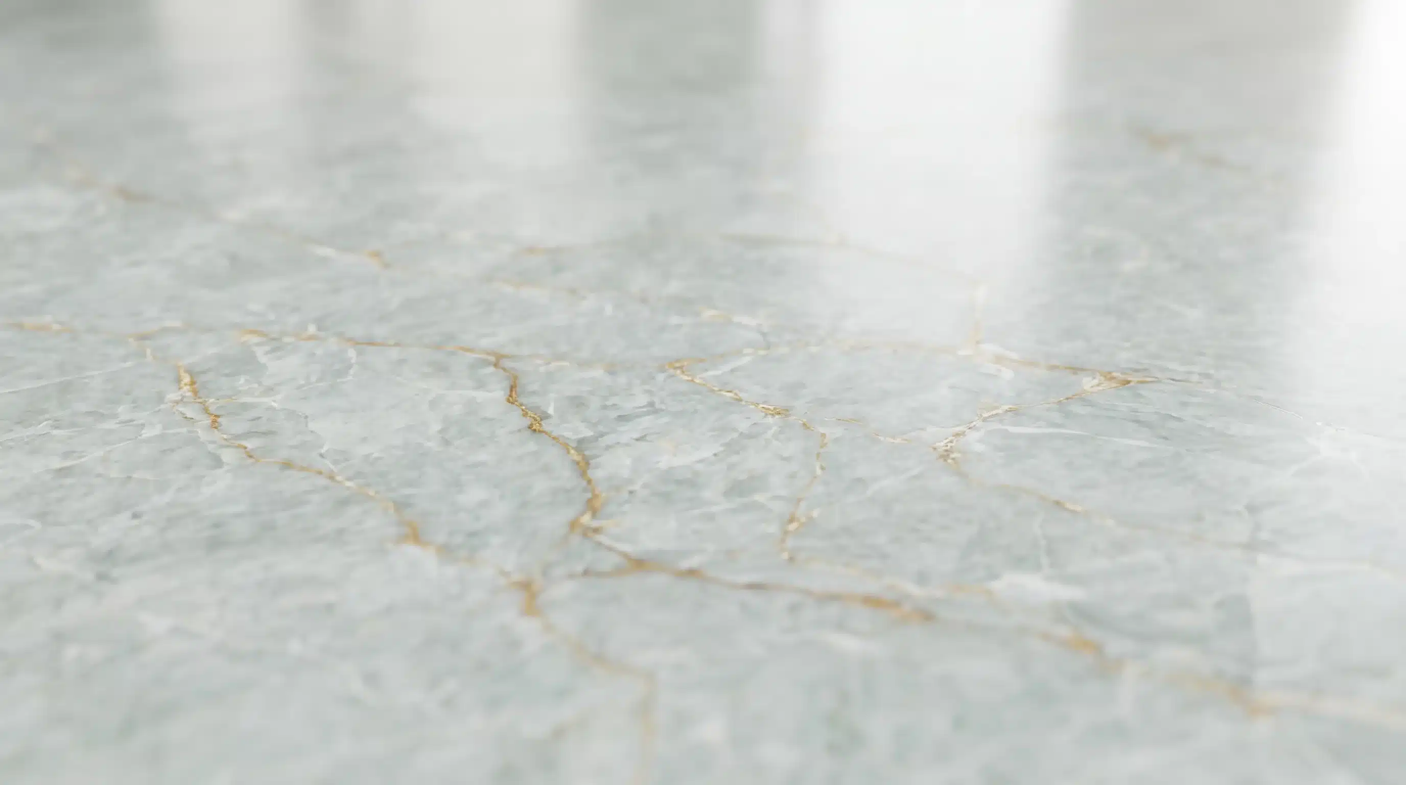 Close-up of Neptune CQC143 quartz worktop surface detail