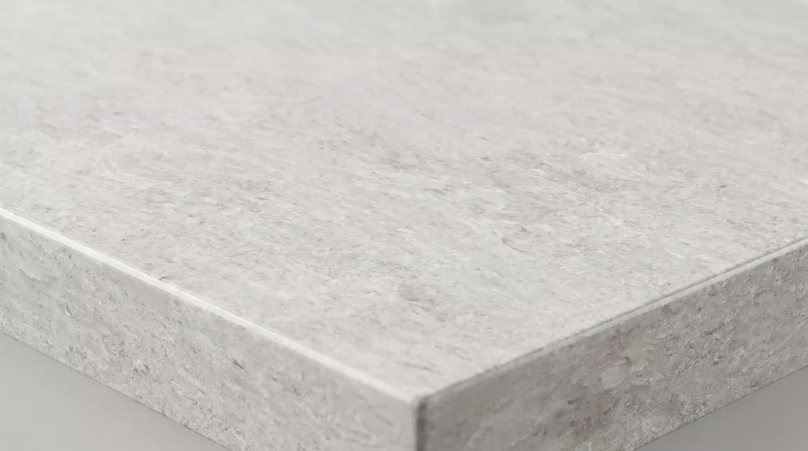 Close-up of Grey Fusion L CQL472 quartz worktop surface detail
