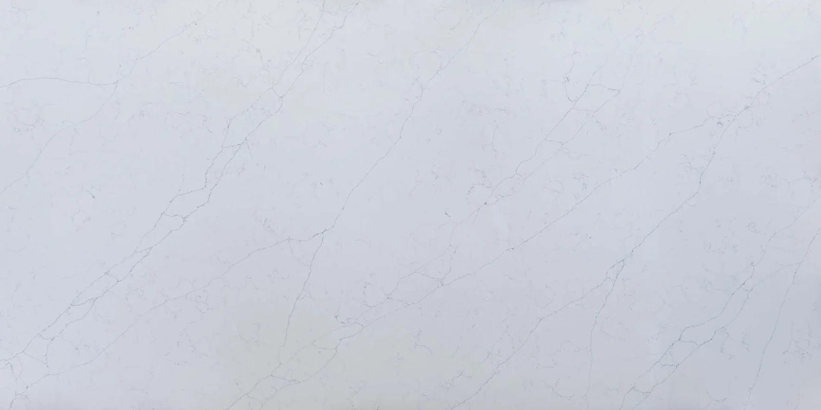 Full slab of Alaska Bianca CQM424 white quartz from Classic Quartz Stone