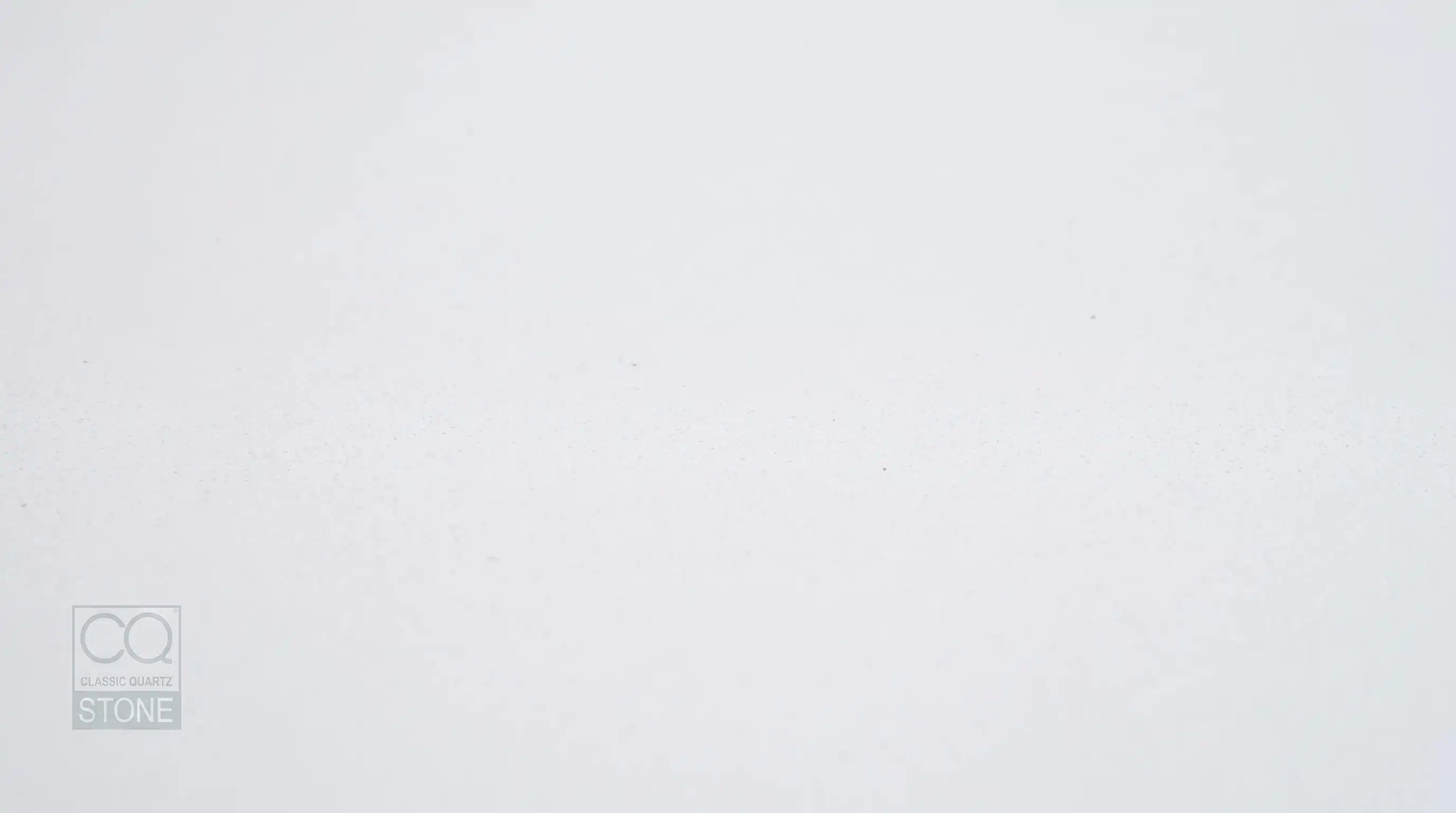 Close-up of Milky White CQM436 quartz worktop surface detail