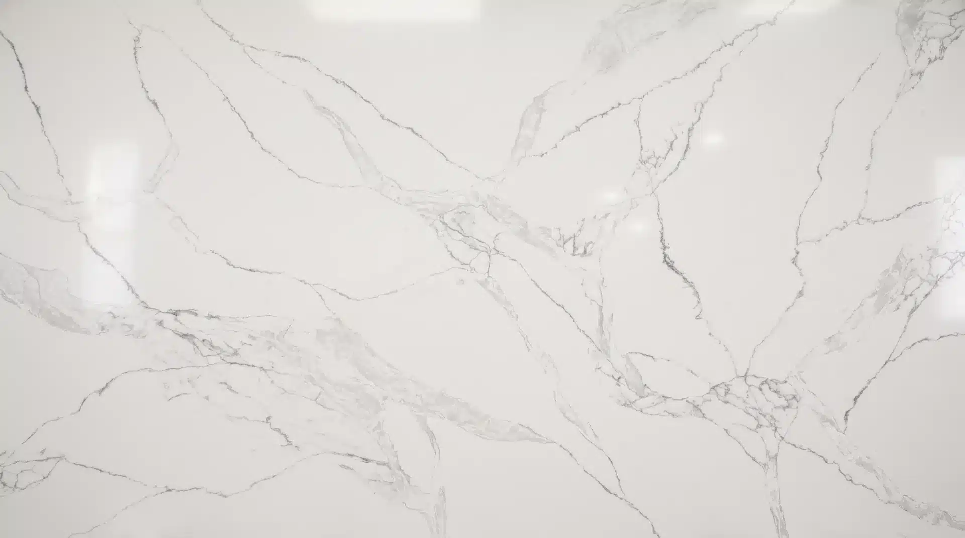 Close-up of River Grey L CQM477 quartz worktop surface detail